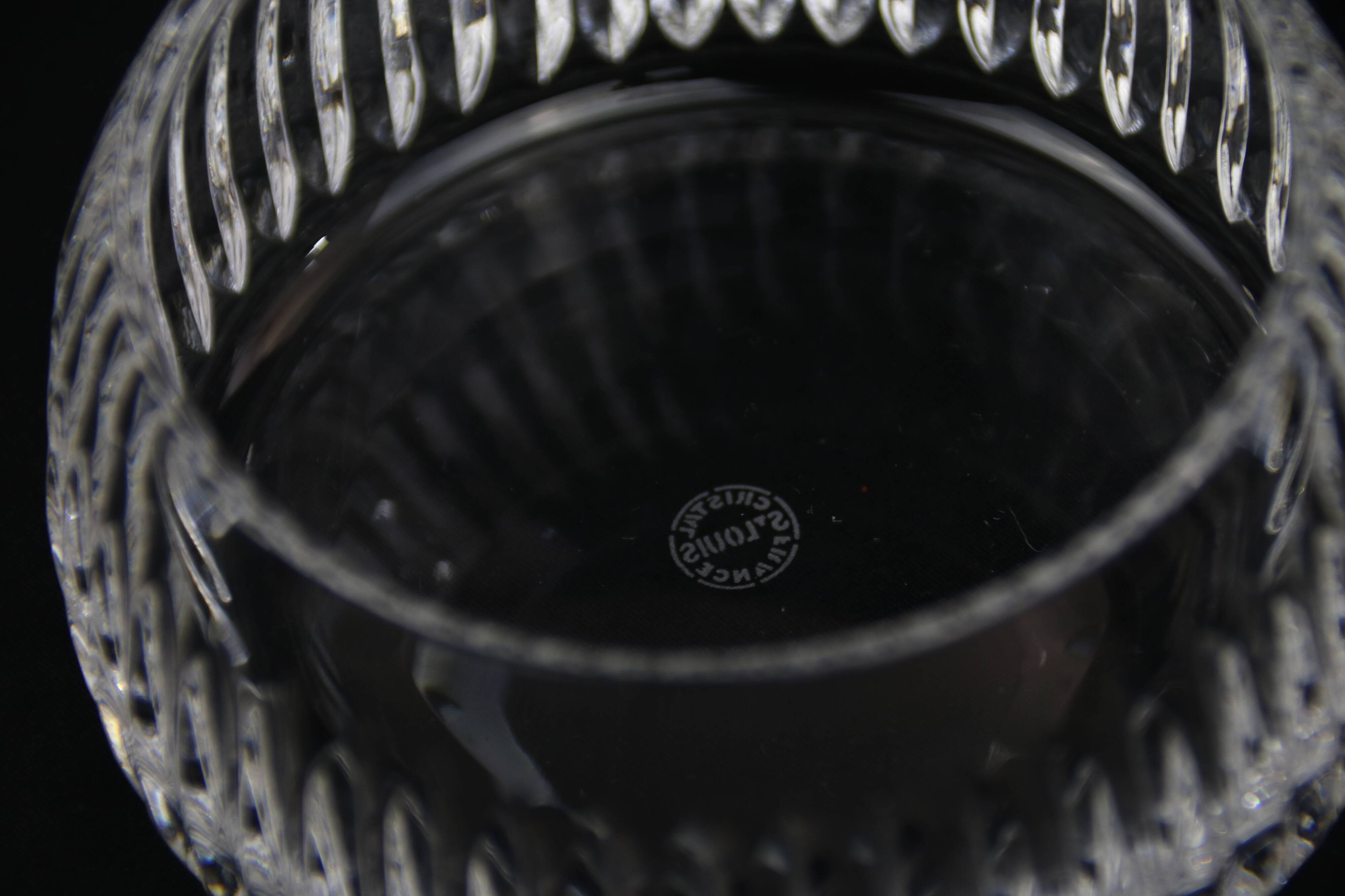 St. Louis crystal powder in its original box