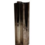 Christian Dior, Silver-plated solifleur sculptural vase, Dior France 1980s