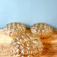 3 Helena Tynell snail ceiling globes, 1960