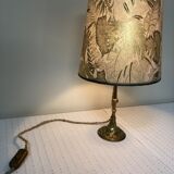 Lampe à poser pied laiton