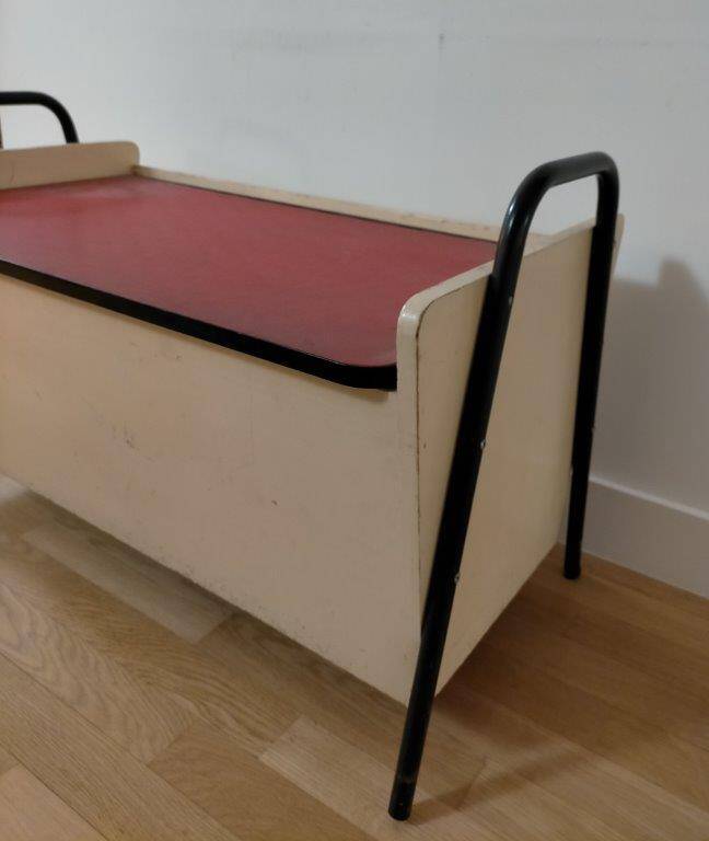 Vintage toy box from the 1950s