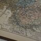 Map of Savoy, printed antique from 1889.