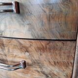 Art deco walnut sideboard