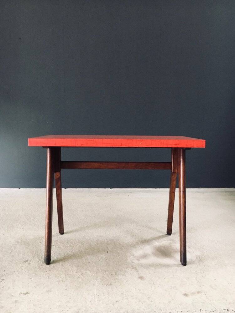 French Reconstruction Bistro Table, 1950s