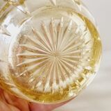 Yellow crystal vase
