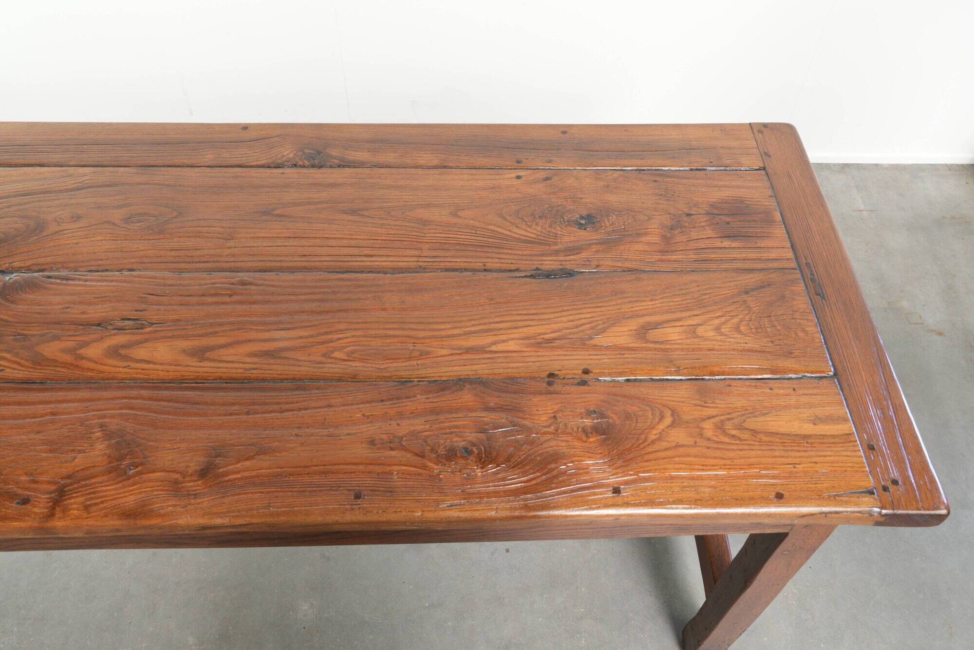 Antique French farmhouse dining table for 4/ 6 people from the 18th century