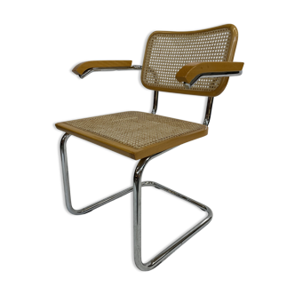 Fauteuil Cesca B64 avec accoudoirs Marcel Breuer