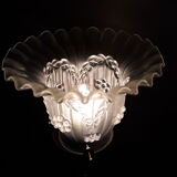 art nouveau lamp 1900 has 30 tulip very pretty napoleon style, 32x12