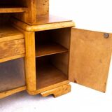 Art Deco chest of drawers, perfect for a TV, Poland, mid-20th century.