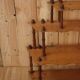 Wooden wall shelf