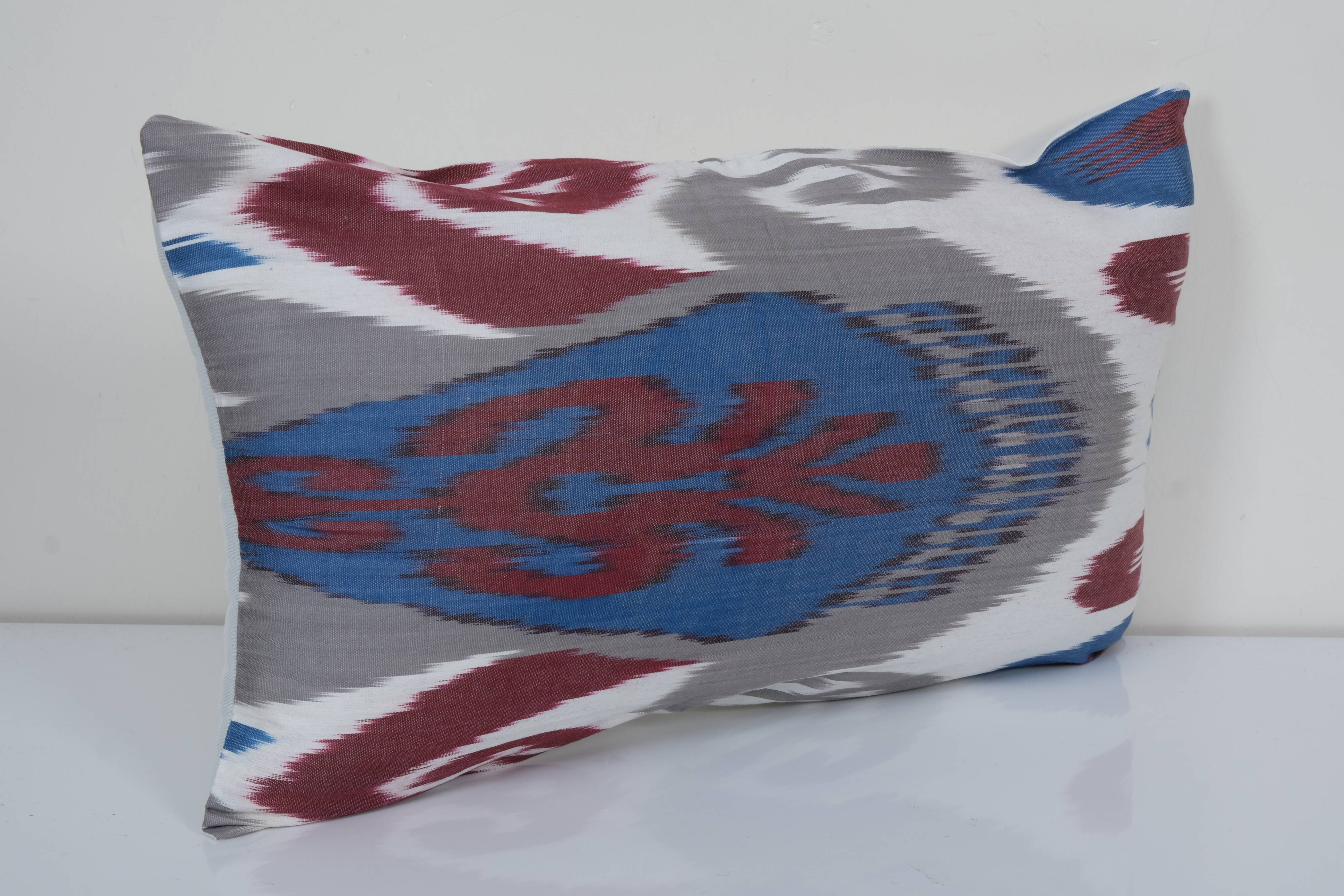 12" x 22" uzbek ikat fabric designer ikat pillow silkway ikats living room pillow decorative