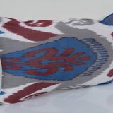 12" x 22" uzbek ikat fabric designer ikat pillow silkway ikats living room pillow decorative