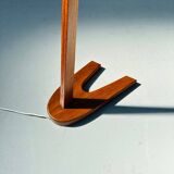 Vintage teak Dornstab floor lamp by J.T. Kalmar & A. Pöll, Austria, 1947