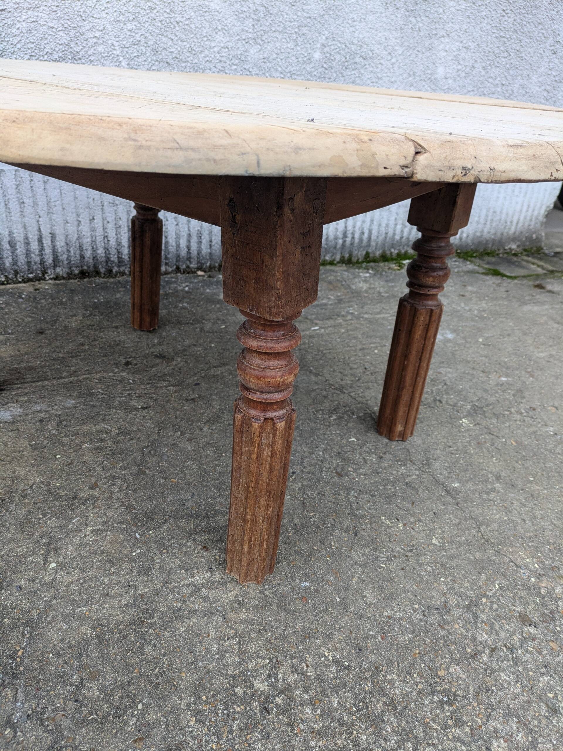 Round coffee table