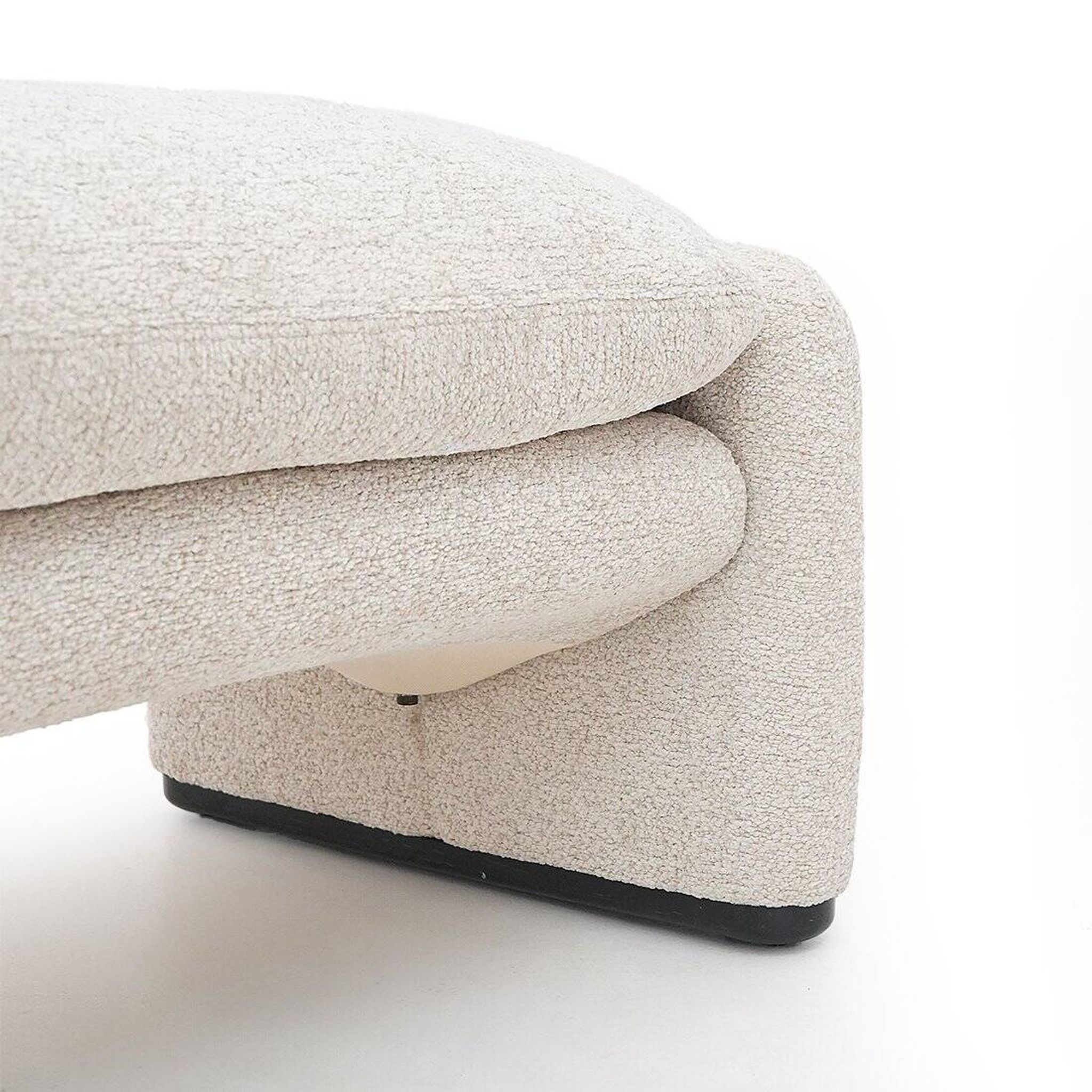 Maralunga armchair and ottoman set by Vico Magistretti for Cassina, 1970s.