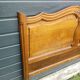 Antique solid oak headboard