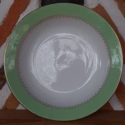 Plat de service rond l'Amandinoise