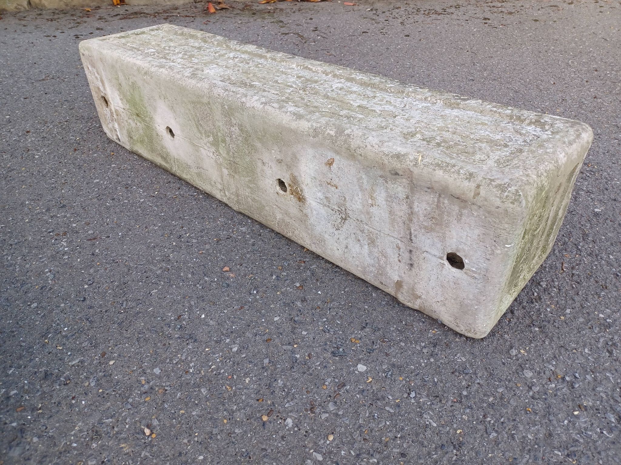 Pair of planters, eternit fiber cement concrete, 50's