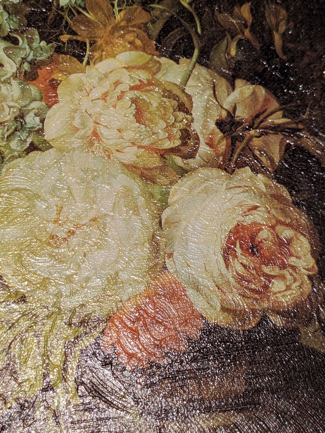 Painting of flowers by R. Ruysch