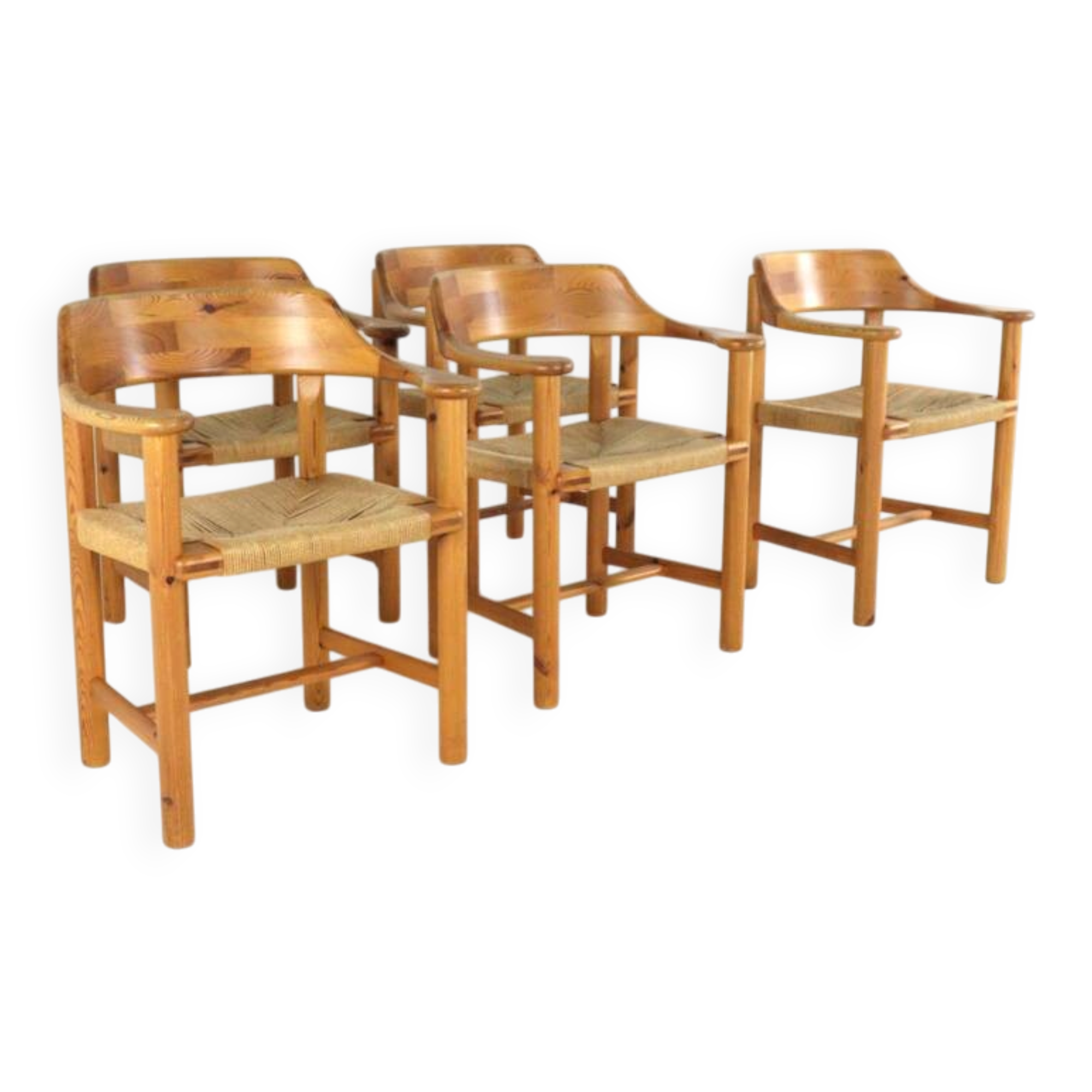 Ensemble de 5 chaises Rainer Daumiller pour Hirtshals Savværk.