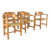 Ensemble de 5 chaises Rainer Daumiller pour Hirtshals Savværk.