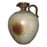 Pyrite stoneware ball pitcher signed Jean-Pierre Prudhomme