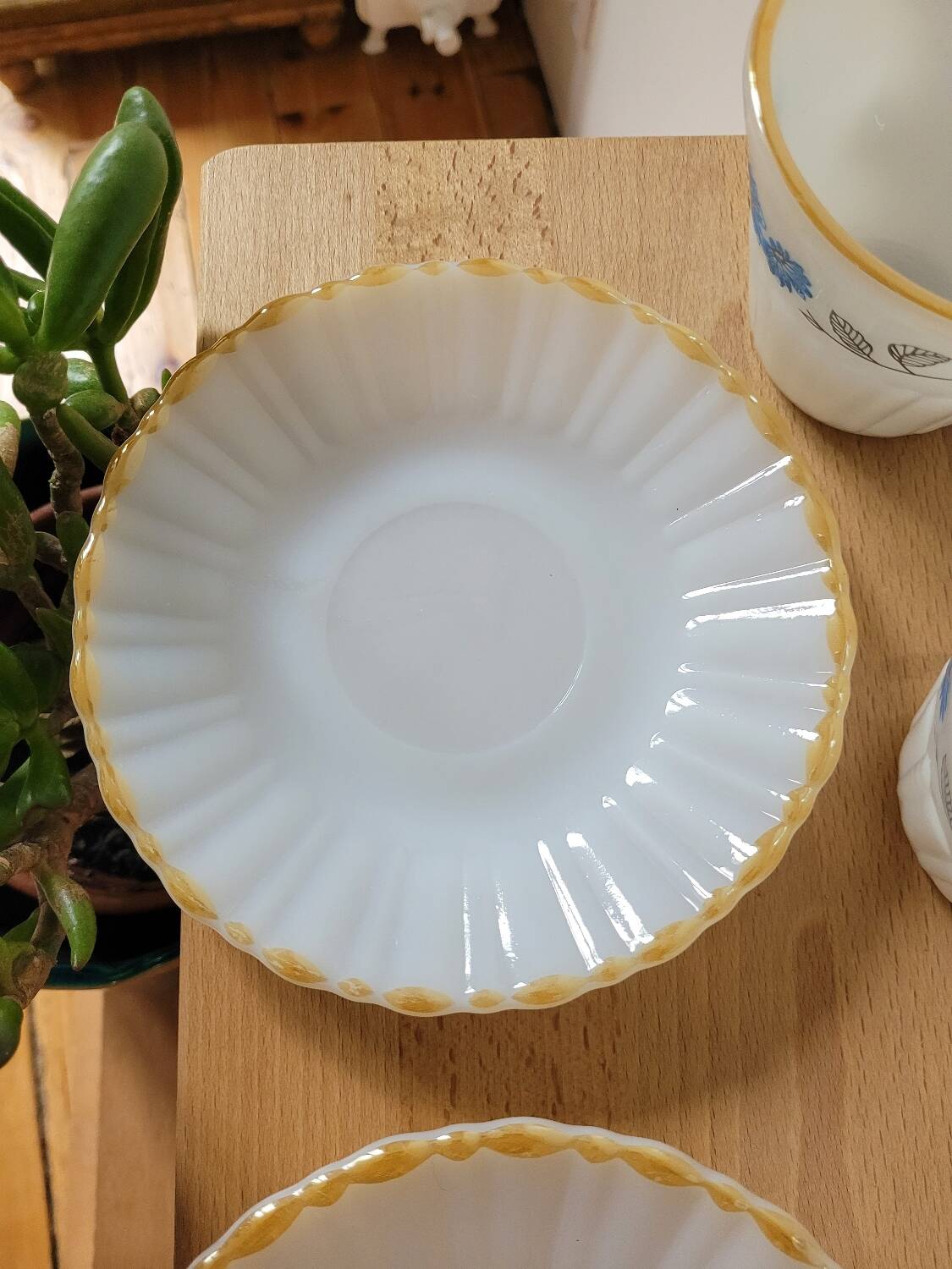 Lot de 3 tasses et soucoupes Crisa