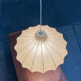 Modern mid-century Cocoon pendant lamp by Friedel Wauer for Goldkant Leuchten, Germany, 1960s.