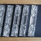 Crystal knife holders