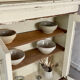 Glass display cabinet