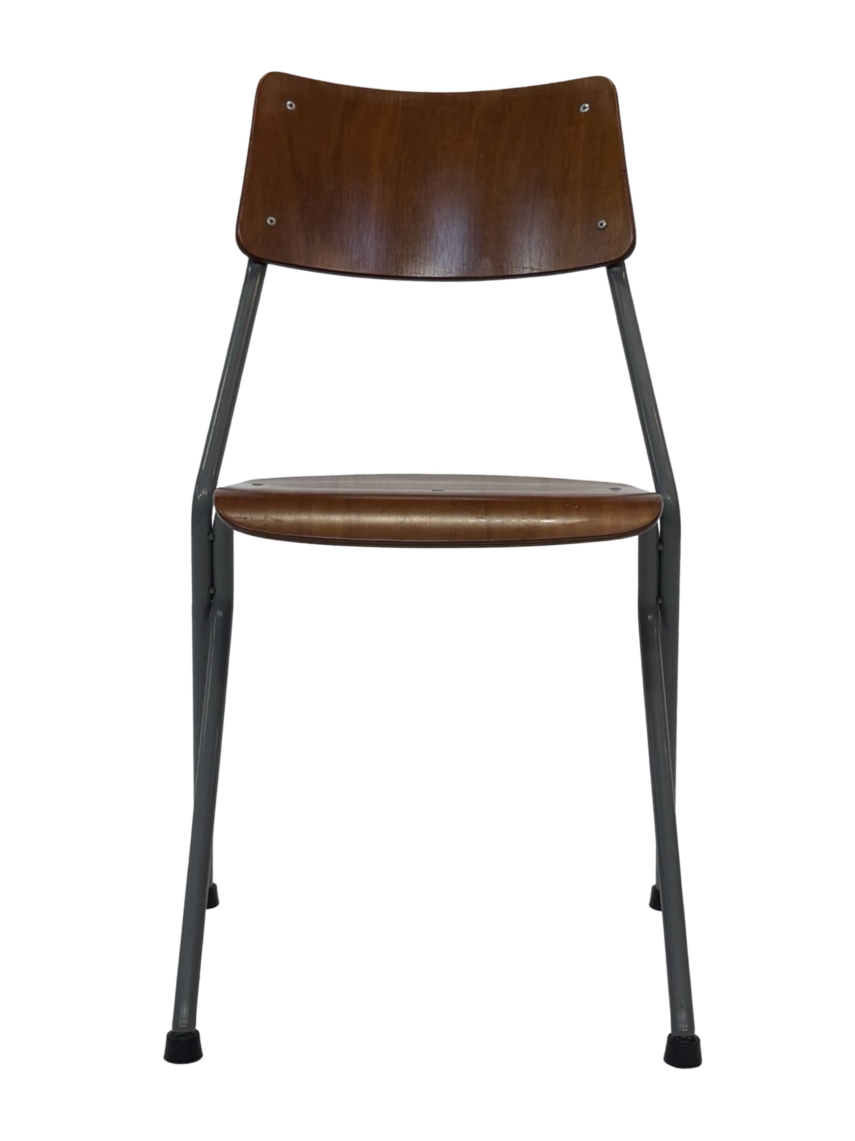 Vintage chair by Ahrend Cirkel 1960s minimalist Dutch design