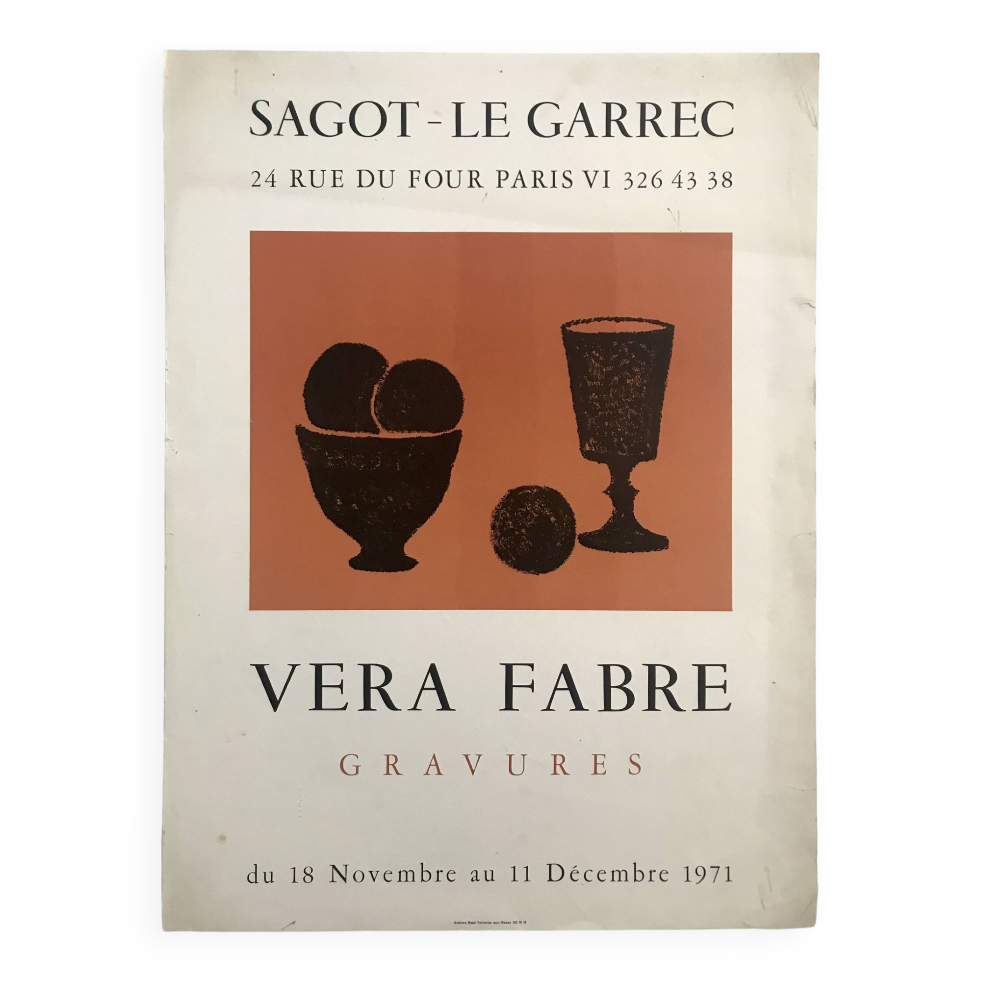 Sagot-le Garrec. Estampes originales des XIXe et XXe siècles. Catalogues N° 9 à 20. Juin 1980 à janvier 1993
