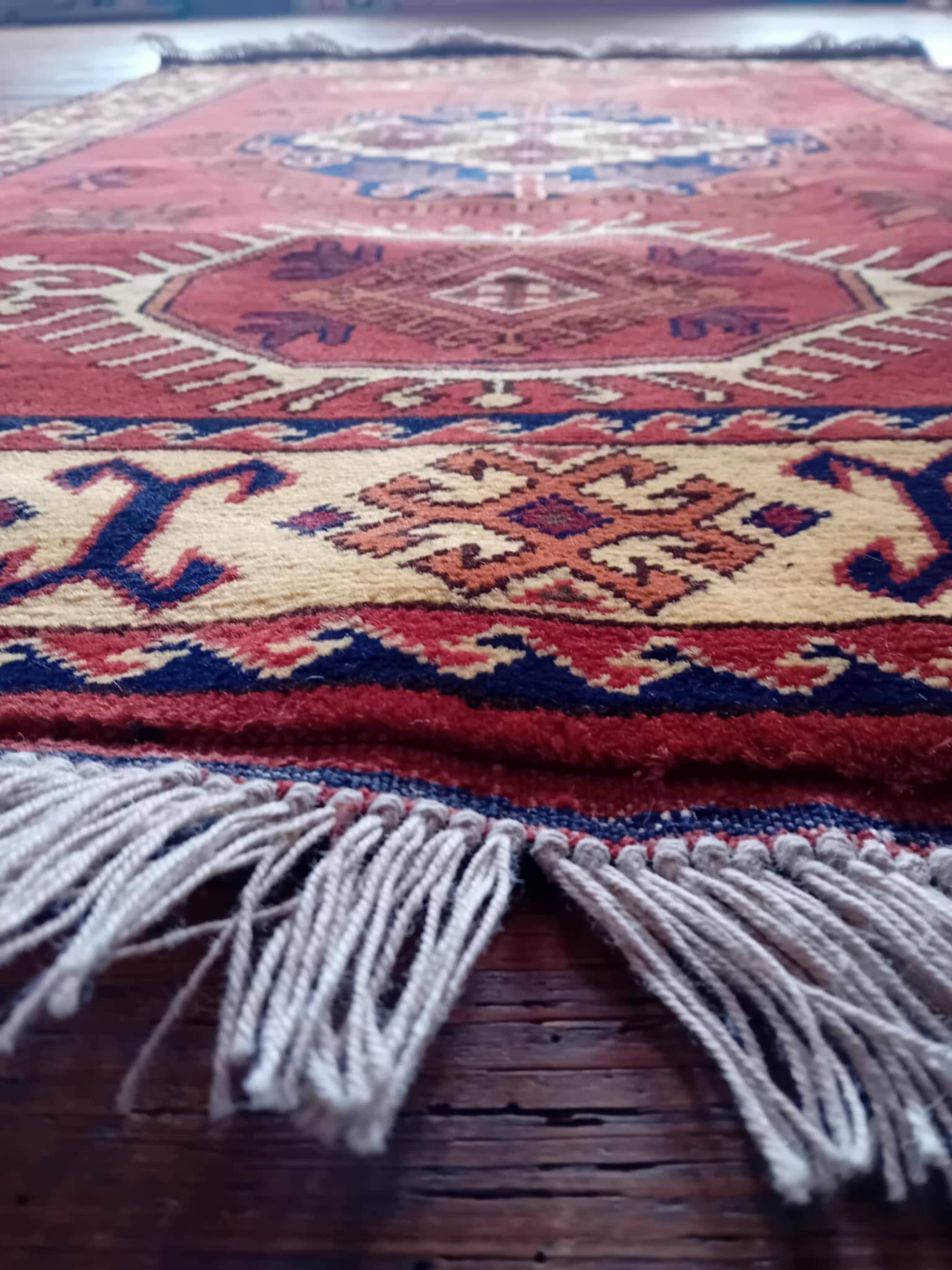 Handmade Afghan Karghai rug 146x105cm