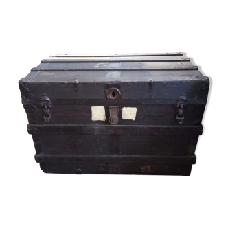 Wooden travel chest