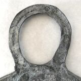 Vintage lead and talosel mirror by Iréna Jaworska 70s