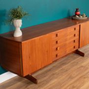 Vintage Teak Vanson Sideboard, British 1970s By Peter Haywood