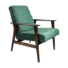 Vintage green bergen easy chair, 1970s