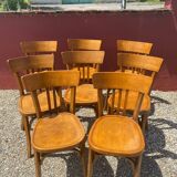 Set of 8 mahieu bistro chairs