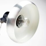 Vintage industrial chrome Aluminor lamp