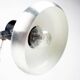 Vintage industrial chrome Aluminor lamp