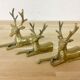 Trio deer brass vintage 1970