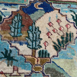 Vintage decorative carpet Mahal 129x79cm