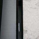 Comò Cassettiera In Ebano Macassar E Specchio Cubic Design Modern 70