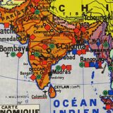 Old school map Asia No.22 - Jean Brunhes collection