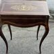 Napoleon III secretary desk in rosewood and brass marquetry