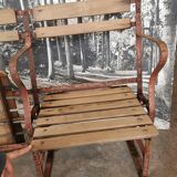 Theatre bench, folding seats