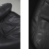 Fauteuil à oreilles en cuir DS-23 de Franz Josef Schulte pour De Sede, 1980