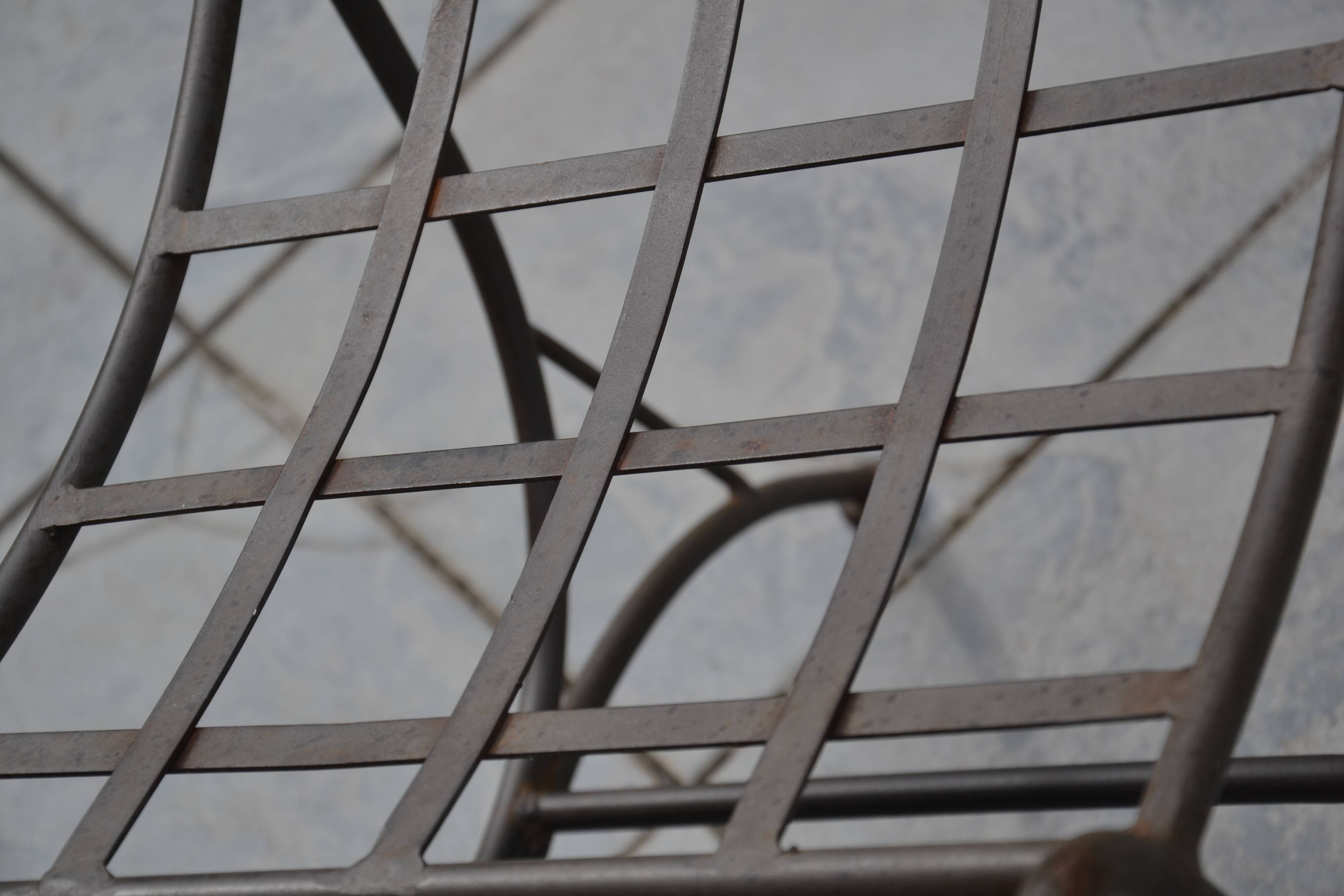Curule stool/seat in Neo-Classical Empire style