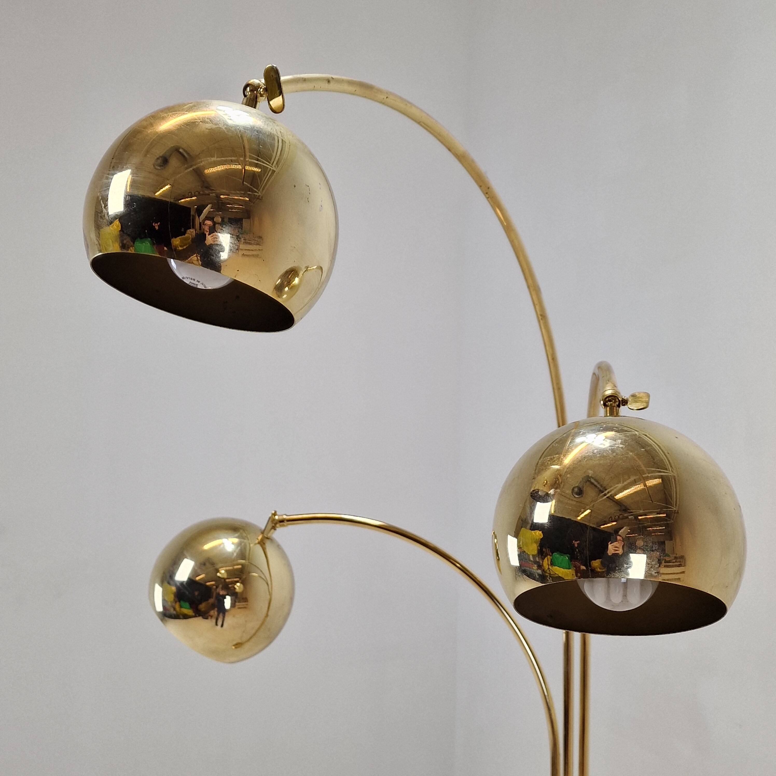 Floor Lamp With Brass, Germany 1970's