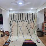 Handmade wool Berber rug 300X200 cm